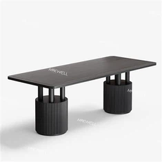 סט שולחן אוכל מודרני מעץ