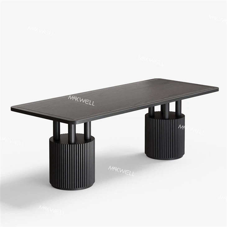 סט שולחן אוכל מודרני מעץ